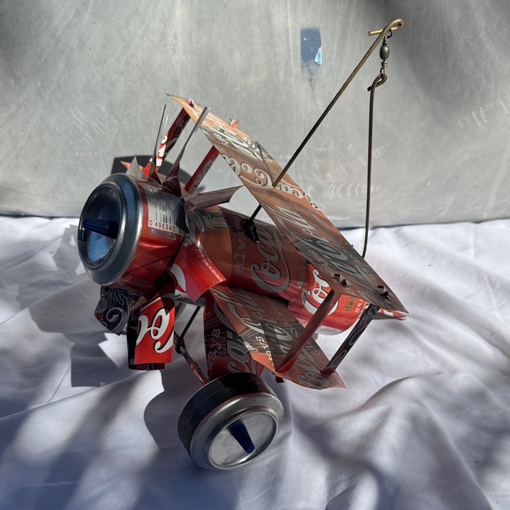 Coca-Cola Can Airplane Model, Handmade SO COOL